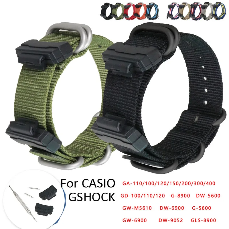 Casio Watch G-Shock Dw-5600 - Nylon-Uhrenarmband für Casio G-SHOCK, Uhrenarmband für