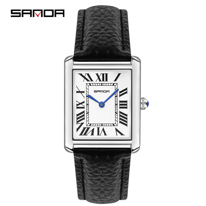 Cartier Watch Tank - Sanda rechteckige Armbanduhren Frauen Mann unsex