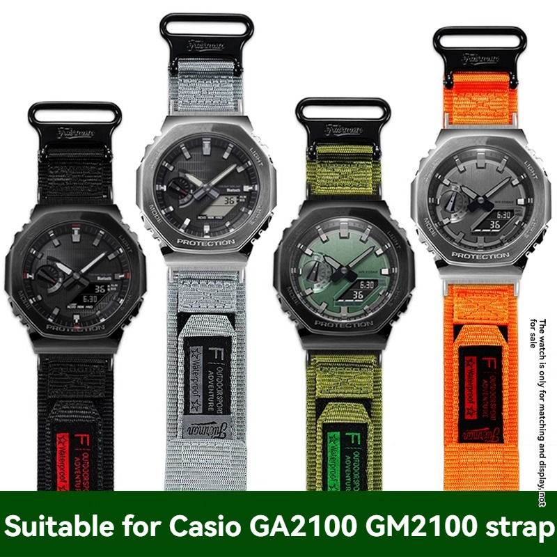 Casio Watch G-Shock Ga-2100 - Nylon-Canvas-Uhrenarmband für Casio G-Shock GM-2100/GBM-2100/GA 2100