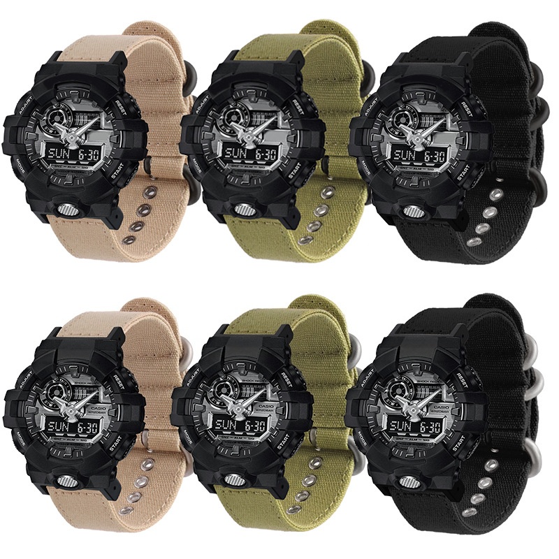 16mm Baumwoll-Canvas-Nylon Ers – Casio Watch G-Shock Dw-5600 Bewertung und Preis
