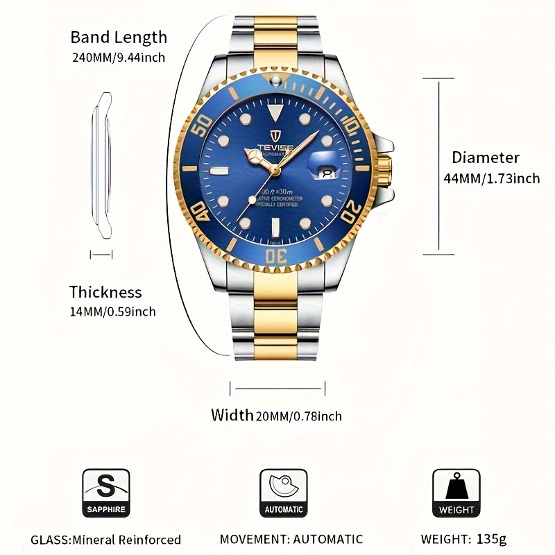 TEVISE Neue Männer Mechanische – Cartier Watch Tank Bewertung und Preis