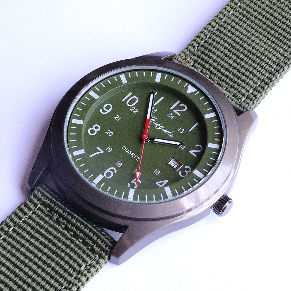 Luxuriöse Herren-Quarzuhr Spor – Canvas Strap Watch Bewertung und Preis