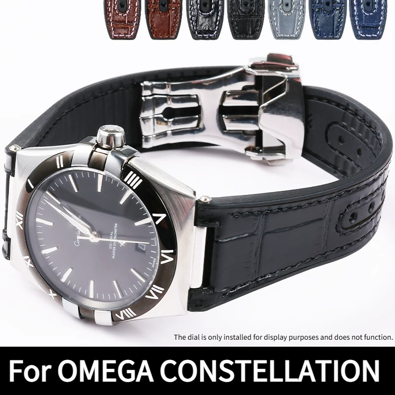 Krokodilmuster-Uhrenarmband au – Omega Watch Constellation Bewertung und Preis