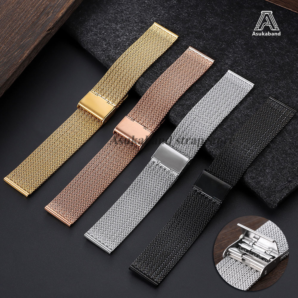 0,6 Mesh Milanaise Edelstahlar – Mesh Strap Metal Bewertung und Preis