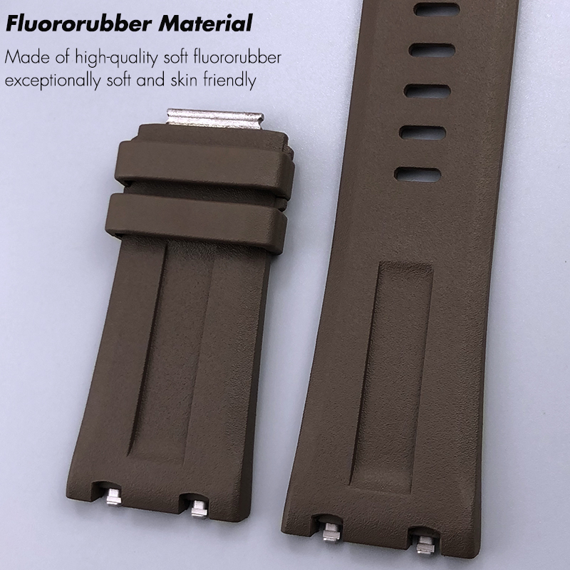 28 mm x 24 mm hochwertiges FKM – Audemars Piguet Watch Royal Oak Bewertung und Preis